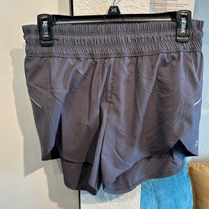 Grey active shorts w/Built-in Panty